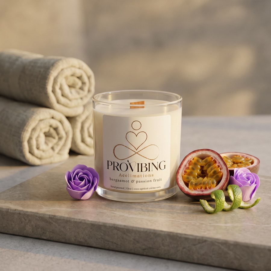 Acclimations candle detail